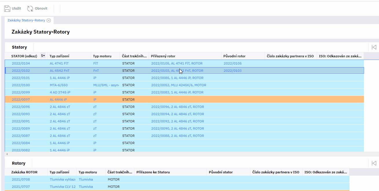 Stator_prirazeniRotoru